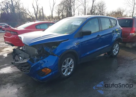 2019 Ford Escape S z USA, uszkodzony, nr VIN 1FMCU0F73KUA91486